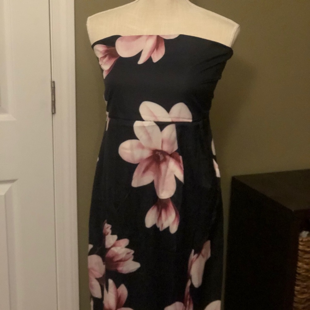Flower print dress